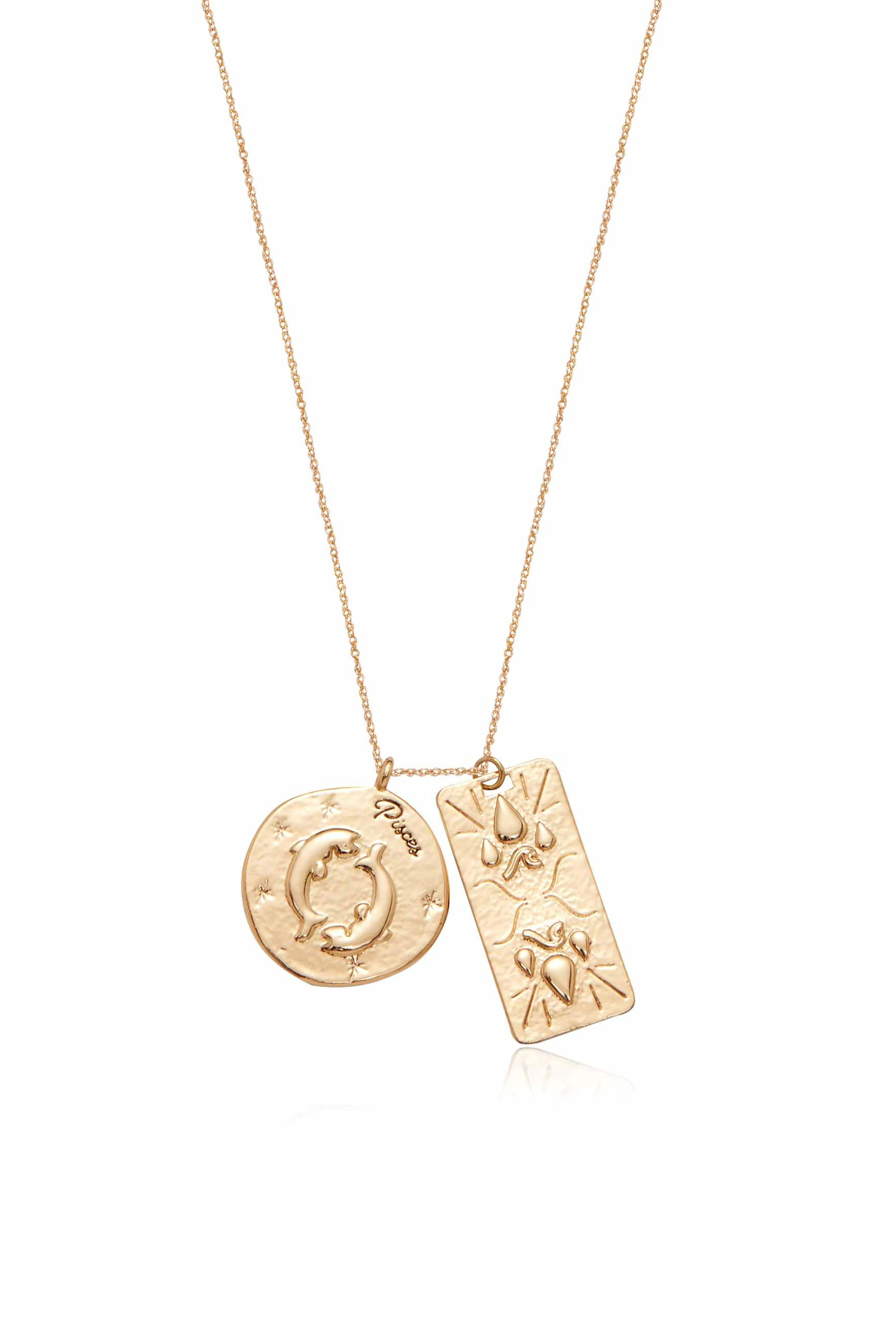 Zodiac Double Medallion Necklace - Image 10